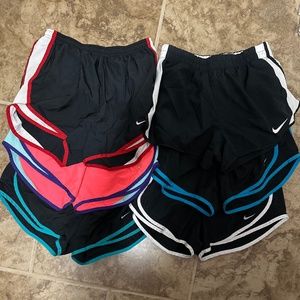 6 pairs of Nike shorts size small